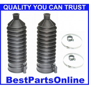 Steering Rack & Pinion Bellow Kit 86-97 FORD Aerostar 87-01 Escort 84-01 Mustang 86-01 Taurus 87-94 Tempo 84-97 Thunderbird 82-87 LINCOLN Continental 84-98 Mark 84-87 MERCURY Cougar 88-90 Lynx 83-86 Marquis 86-99 Sable 87-94 Topaz  91-99 Tracer