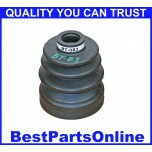CV Axle Boot Kit 86-94 MAZDA 323 1987 323 Wagon 92-95 MX-3 90-03 Protegé 91-94 MERCURY Capri  87-89 Tracer 3/03-06 MITSUBISHI Outlander 90-96 Mirage 95-99 Eclipse 91-94 PLYMOUTH Champ, Colt 91-94 TOYOTA Tercel