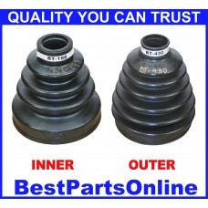 Drivetrain CV Joint Boot Kit for 2002-2003 Infiniti QX4 Front 4WD  2001-2004 Nissan Frotier All, Front 4WD 2002-2004 Xterra Front 4WD