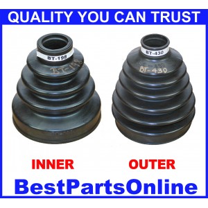 Drivetrain CV Joint Boot Kit for 2002-2003 Infiniti QX4 Front 4WD  2001-2004 Nissan Frotier All, Front 4WD 2002-2004 Xterra Front 4WD