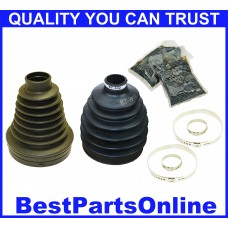 Drivetrain Front Inner & Outer CV Axle Boot Kit For RAM 1500 Truck 2012 2013 2014 2015 2016 2017