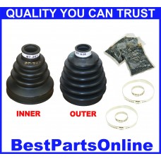 CV Axle Boot Kit for Honda Accord 03-10 Acura RSX 02-06 Front Inner & Outer