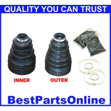 CV Axle Boot Kit Inner & Outer CV Axle Boot Kit For Toyota 4Runner 12/1995-2002 4x4 4WD SR5