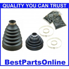 Drivetrain Front Inner & Outer CV Axle Boot Kit For BMW X5 2000 2001 2002 2003 2004 2006