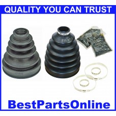 CV Axle Boot Kit Inner & Outer CV Axle Boot Kit For 2003-2009 LEXUS GX470 4WD