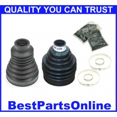 Drivetrain Front Inner & Outer CV Axle Boot Kit For 2003-2005 MERCEDES BENZ E320 2006-2009 E350 2006-2006 E500 AWD 2007-2009 E500 AWD  