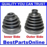 CV Axle Boot Kit for Ford Fusion 2006-2009 A/T Inner & Outer CV Axle Boot Kit for Ford Fusion 2006-2009 A/T Inner & Outer