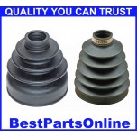 Front Driver side Inner & Outer CV Axle Boot kit for 2010-2018 Ford Taurus SHO  2009-2018 Flex AWD Front Turbo 2010-2016 Lincoln MKS 3.5L  2010-2016 MKT 3.5L