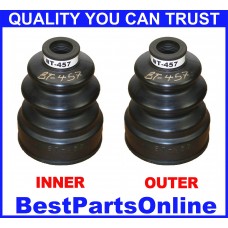 REAR CV Axle Boot Kit for 1997-2001 Honda CR-V (4WD) REAR INNER & OUTER  2006-2008  CR-V (4WD) REAR INNER & OUTER  2003-2008  Element REAR INNER & OUTER