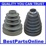 CV Axle Boot Kit Toyota Tacoma 4WD 1996-2004 Front Inner & Outer