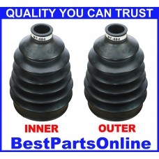 Front CV Axle Boot Kit for Dodge Dakota 4WD 1991-1999 Inner & Outer