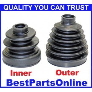 CV Axle Boot Kit Mitsubishi Montero 2001-2006 4WD Front Inner Side and Outer Side