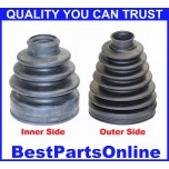 CV Axle Boot Kit Toyota Tundra 4WD 2000-2006 Front Inner & Outer