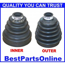 Front CV Axle Boot Kits for 2004-2006 SUBARU Baja Front A/T Except Turbo  2004-2006 Baja Front A/T Turbo With Spot Shift Trans    2003-2008 Forester Front, Except M/T Turbo