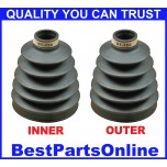 CV Axle Boot Kit 2004-2012 CHEVROLET Colorado (4WD) All INNER & OUTER