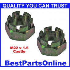 CV Axle Nut M22 x 1.5 Castle Mitsubishi Outlander 2007-2013 (2-pack) CV Axle Nut M22 x 1.5 Castle Mitsubishi Outlander 2007-2013 (2-pack)