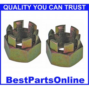 CV Axle Nut M22x1.5 Castle Chrysler E-Class, Fifth Avenue, Imperial 1982-1985 Dodge Aries, 400, 600 1979-1994 Plymouth Duster & Turismo 1979-1994  (2 Pieces)
