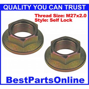 CV Axle Nut M27x2.0 Self Lock Buick Cadillac Chevrolet Chrysler Dodge Eagle GMC Oldsmobile Plymouth Pontiac Saturn