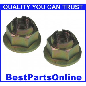 CV Axle Nut M22x1.5 Castle Volvo 850 1995-1997 S40 & V40 2001 S70 & V70 1998 (2-pack)