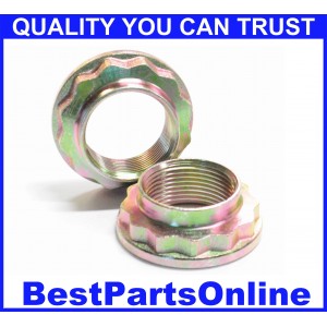 CV Axle Nut M27x1.5 Stake BMW 5 Series, 7 Series, 8 Series & M3 Series 1991-2001 M5 00-03 M5 06-10 Z3 98-02  Z8 00-03  X5 00-05 Land Rover Range Rover 2003-2011 (2-Pack)