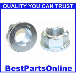 CV Axle Nut M22x1.5 Self Lock & Castle Chevrolet Cruze 11-12 Front Chrysler 300 05-13 Cirrus 00-01 Pt Cruiser 2001 Sebring 00-06 Dodge Charger 06-12 Neon 00-01 Stratus 00-02 Saturn Astra 2008