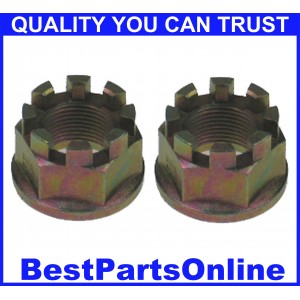 CV Axle Nut M22x1.5 Castle Chrysler Cirrus 1995-1999 Dodge Stratus 1995-1999 Plymouth Breeze 95-99 (2-pack)