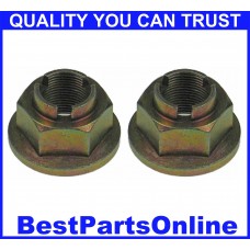 CV Axle Nut M22x1.5 Self Lock & Castle Volvo 850 1993-1997 Exc. turbo with AT, Front Left & Right (2-pack)