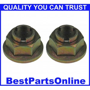 CV Axle Nut M22x1.5 Self Lock & Castle Volvo 850 1993-1997 Exc. turbo with AT, Front Left & Right (2-pack)