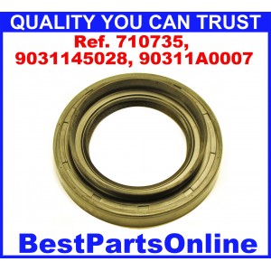 Differential Pinion Seal Lexus LX470 2006-2007 LX570 2008-2018 Toyota Land Cruiser 2008-2018 Tundra 2007-2019 Ref. 710735, 9031145028, 90311A0007