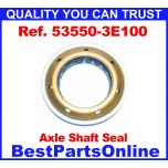 Drive Axle Shaft Seal 2009 Kia Borrego EX, LX, Limited 3.8L V6 - Gas, 4.6L V8 - Gas  2008-2009 Sorento EX, LX 3.3L V6 - Gas, 3.8L V6 - Gas  2005-2007 Sorento EX, LX 3.8L V6 - Gas  53550-3E100