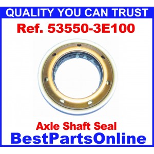 Drive Axle Shaft Seal 2009 Kia Borrego EX, LX, Limited 3.8L V6 - Gas, 4.6L V8 - Gas  2008-2009 Sorento EX, LX 3.3L V6 - Gas, 3.8L V6 - Gas  2005-2007 Sorento EX, LX 3.8L V6 - Gas  53550-3E100