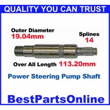 Power Steering Pump Shafts 61-76 BUICK, CHEVY & GMC Trucks 77-88 FORD Trucks Power Steering Pump Shafts 61-76 BUICK, CHEVY & GMC Trucks 77-88 FORD Trucks
