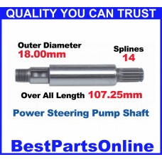 Power Steering Pump Shafts 1971-1992 Toyota All Power Steering Pump Shafts 1971-1992 Toyota All