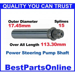 Power Steering Pump Shafts 1967-1989 FORD Except, Trucks (Old Models)