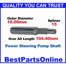 Power Steering Pump Shafts 1990-2003 FORD All (Late Models) Power Steering Pump Shafts 1990-2003 FORD All (Late Models)