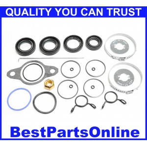 Power Steering Rack & Pinion Seal Kit 1993-1997 Geo Prizm W/ 2-Piece Riveted Housing (1/93-12/96) 1988-1991 Toyota Corolla DX, SR5, Model AE92 (8/87-6/91)  1993-1996 Toyota Corolla Sedan, Wagon (9/92-6/96 w/ 2-piece riveted housing