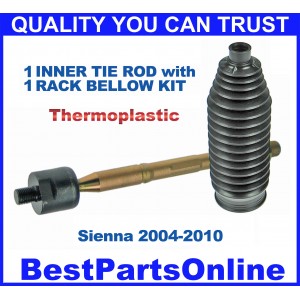 Steering Inner Tie rod plus Rack Bellow Kit TOYOTA Sienna 2004-2010