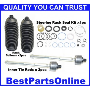 Steering Rack Seal Kit Inner Tie Rod & Bellows Kit for RAM Promaster 2015-2019
