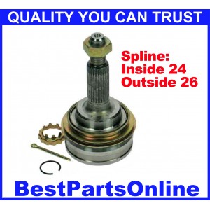 CV Axle Joint 90-92 Geo Prizm 83-91 Toyota Camry, Solara 86-97 Celica  84-94 Corolla 85-86 MR2 96-00 RAV4 91-Up Toyota (International) AE101, CE100, EE101, ST171 & SV30 TO-1-09-002