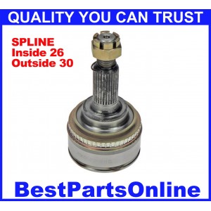 CV Axle Joint 97-01 Lexus ES300 Outboard ABS 97-04 Toyota Avalon Outboard ABS 97-01 Camry, Solara 6Cyl. Outboard ABS  98-03 Sienna Van Outboard ABS