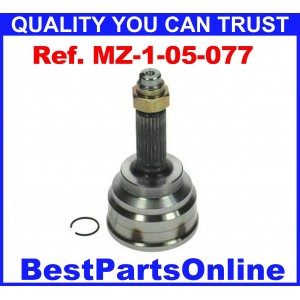 CV Axle Joint 86-89 Mazda 323 Outboard 2WD, W/O Turbo 81-85 GLC Outboard All 91-94 Mercury Capri Outboard W/O Turbo  87-89 Tracer Outboard All